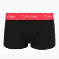 Bokserki Calvin Klein LV00NB4412 Low Rise Trunk 5 par black w green bloom wb/black w dazzlin 8