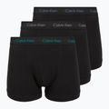 Bokserki męskie Calvin Klein 0000U2662G Trunk 3 pary black bodies and wbs with driftwood