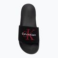 Klapki męskie Calvin Klein YM0YM01393 Ess black/rhubarb 5