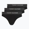 Slipy męskie Tommy Hilfiher Cotton Brief 3 pack black/black/black