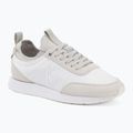 Buty męskie Calvin Klein YM0YM01414 Retro Runner Sock Laceup Mix mat bright white/light grey