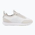 Buty męskie Calvin Klein YM0YM01414 Retro Runner Sock Laceup Mix mat bright white/light grey 2