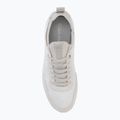 Buty męskie Calvin Klein YM0YM01414 Retro Runner Sock Laceup Mix mat bright white/light grey 5
