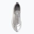 Buty damskie Calvin Klein HW0HW03287 Retro Runner Metallic silver 5