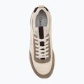 Buty damskie Calvin Klein YW0YW02060 Retro Runner Sock Laceup Mix Mat turtledove/spanish villa/bordeaux 5