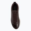Buty damskie Calvin Klein HW0HW03118 Retro Runner Sock PANL Leather Neo bordeaux 5