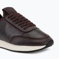 Buty damskie Calvin Klein HW0HW03118 Retro Runner Sock PANL Leather Neo bordeaux 7