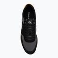 Buty męskie Calvin Klein HM0HM02212 Retro Runner Bans Leather Suede black/iron gate/amber gold 5