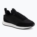 Buty męskie Calvin Klein YM0YM01414 Retro Runner Sock Laceup Mix mat black/bright white