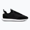 Buty męskie Calvin Klein YM0YM01414 Retro Runner Sock Laceup Mix mat black/bright white 2