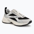 Buty damskie Calvin Klein HW0HW03140 Hike Run Stripe Mesh Met black/siver/light grey