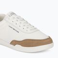 Buty męskie Tommy Hilfiger Low Pro Cupsole Nylon Suede Mix ecru 7