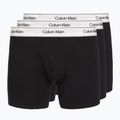Bokserki męskie Calvin Klein LV00NB4731 Boxer Brief black w/ silver haze wbs