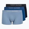 Bokserki męskie Tommy Hilfiger Trunk Dtm navy blue/opul blue/brisk blue