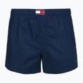 Bokserki męskie Tommy Hilfiger Woven Boxer Print 3 pack chambray flag/carb navy/c navy flag 2
