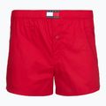 Bokserki męskie Tommy Hilfiger Woven Boxer Print 3 pack rwb foulard/med red/rwb w chck 3