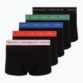 Bokserki męskie Tommy Hilfiger Trunk WB 5 pack black/fr red/bon pk/als green/no blue