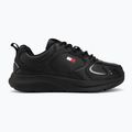 Buty męskie Tommy Jeans Runn Leather triple black 2