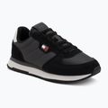 Buty męskie Tommy Jeans Runner Flag Mix washed black/stratus grey