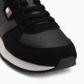 Buty męskie Tommy Jeans Runner Flag Mix washed black/stratus grey 7