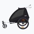 Przyczepka rowerowa dwuosobowa Thule Coaster XT Bike Trailer+Stroll czarna 10101810 2