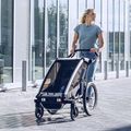 Przyczepka rowerowa dwuosobowa Thule Chariot Lite zielona 10203022 7