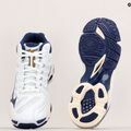 Buty do siatkówki Mizuno Wave Voltage Mid white/blue ribbon/mp gold 10