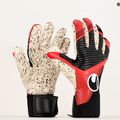 Rękawice bramkarskie uhlsport Powerline Supergrip+ Finger Surround czarne/czerwone/białe 4