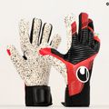Rękawice bramkarskie uhlsport Powerline Supergrip+ Hn czarne/czerwone/białe 4