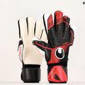 Rękawice bramkarskie uhlsport Powerline Supersoft czarne/czerwone/białe 4