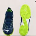 Buty piłkarskie dziecięce PUMA Future Match IT + Mid persian blue/puma white/pro green 14