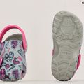 Klapki dziecięce Coqui Little Frog mid.grey/fuchsia love/amulet 14