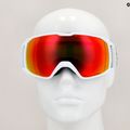 Gogle narciarskie UVEX Xcitd CV white matt/mirror rose/colorvision green 6