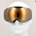 Gogle snowboardowe Quiksilver Greenwood black redwood/clux gold ml 10