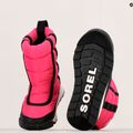 Śniegowce dziecięce Sorel Outh Whitney II Puffy Mid cactus pink/black 16
