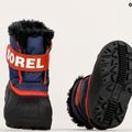 Śniegowce dziecięce Sorel Snow Commander nocturnal/sail red 15