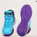 Buty do koszykówki męskie PUMA Playmaker Pro Mid purple glimmer/bright aqua/strong gray/white 16