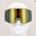 Gogle narciarskie Oakley Fall Line M white leopard/prizm sage gold iridium 7