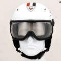 Kask narciarski Rossignol Allspeed Visor Impacts Photo strato white 12
