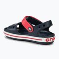 Sandały dziecięce Crocs Crocband Sandal Kids navy/red 3
