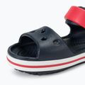 Sandały dziecięce Crocs Crocband Sandal Kids navy/red 7