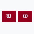 Frotki na nadgarstek Wilson WR5602W Wristband 2 szt. red 2