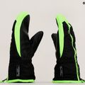 Rękawice narciarskie dziecięce Reusch Ben Mitten black/neon green 10