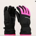 Rękawice narciarskie dziecięce Reusch Alan black/pink glo 10