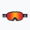 Gogle narciarskie Volcom Footprints matte black stone/red chrome/yellow 2