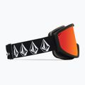 Gogle narciarskie Volcom Footprints matte black stone/red chrome/yellow 4