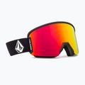 Gogle narciarskie Volcom Garden 2 matte black/red chrome/yellow