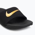 Klapki dziecięce Nike Kawa black/metallic gold 7