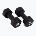 Hantle adidas 2x2kg czarne ADWT-10002 2