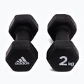 Hantle adidas 2x2kg czarne ADWT-10002 3